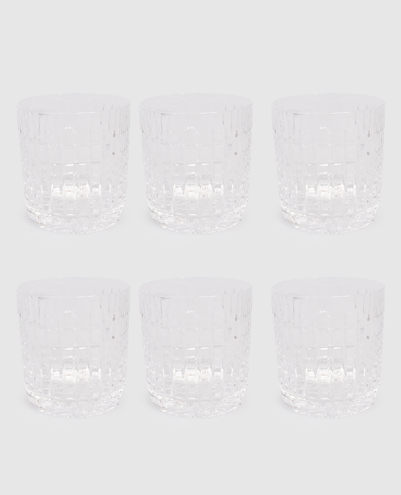 

Set of crystal whiskey glasses RIGOLETTO 6 pcs La Reine, Transparent