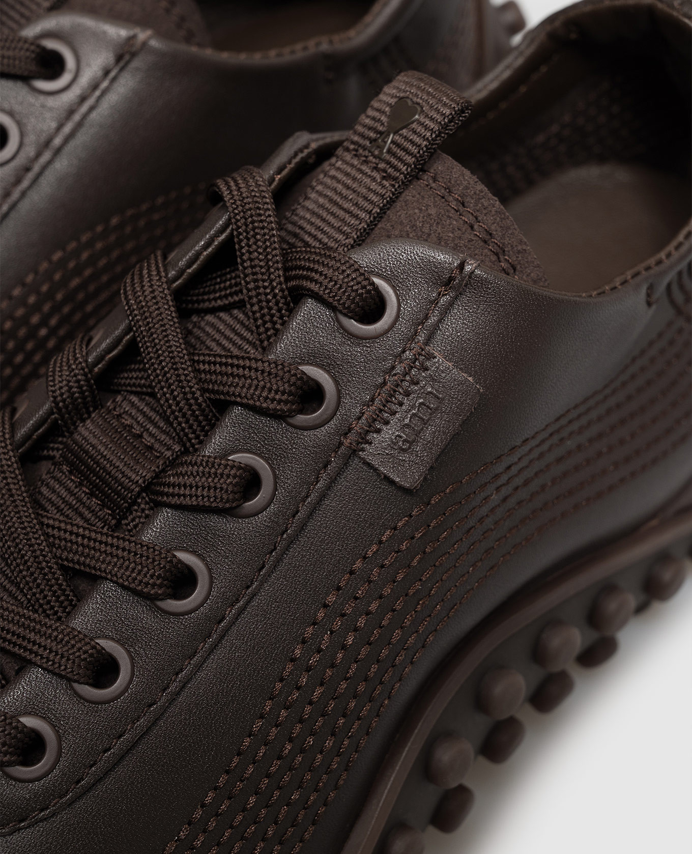 Mirage brown leather sneakers Ami Paris 5