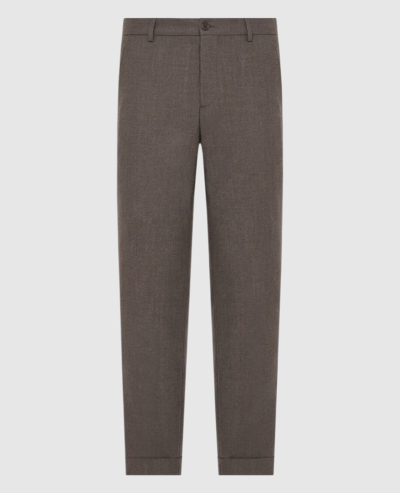 Brown wool pants