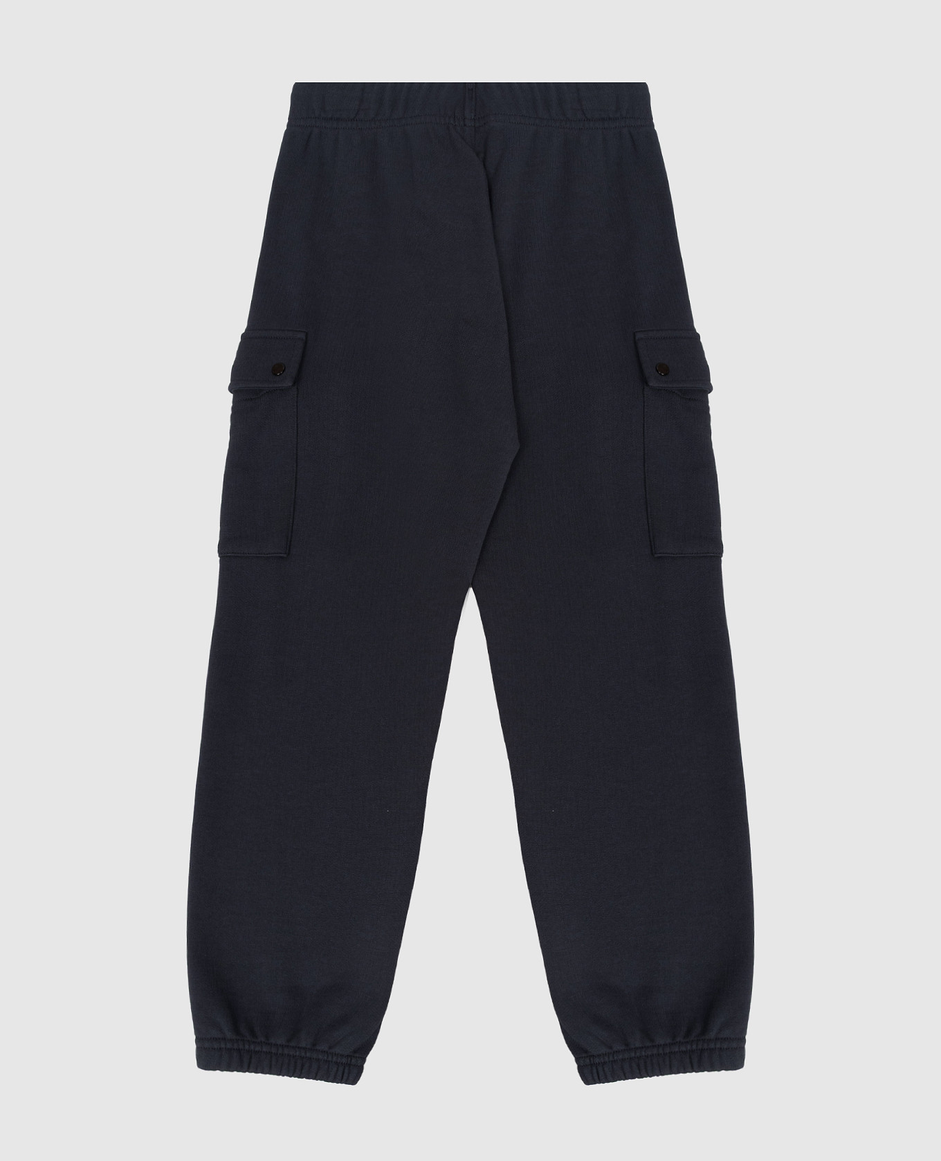 Kids' blue cargo joggers with logo patch C.P. Company 2