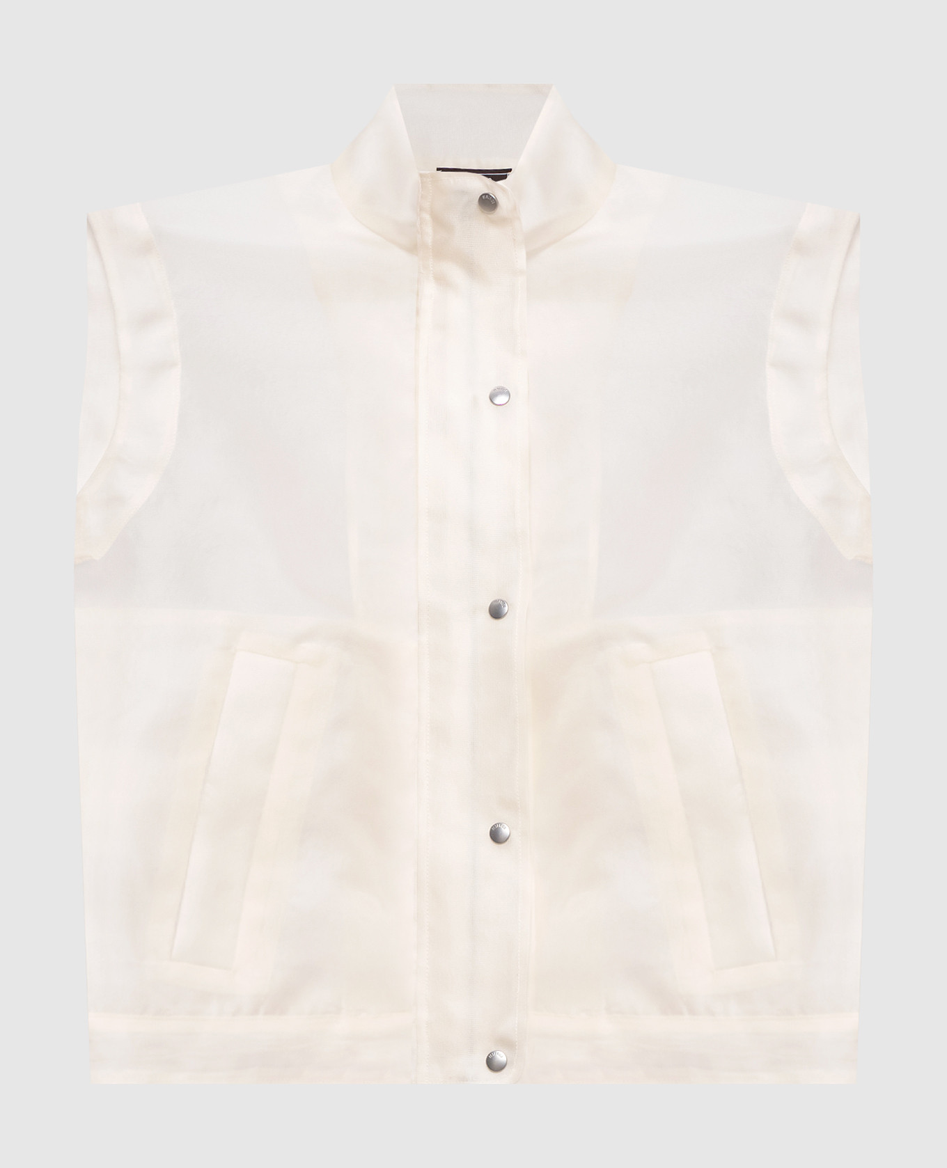 

Beige silk vest Peserico