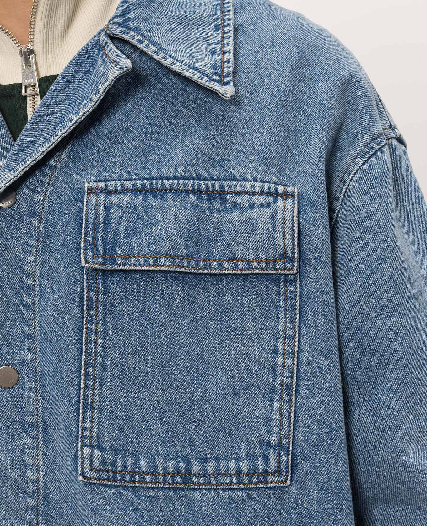 Blue denim jacket Ami Paris 5