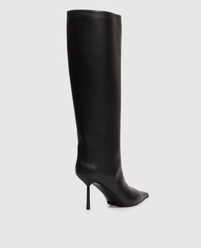 Le Silla Black leather boots BELLA 4236C080BMPPGLM