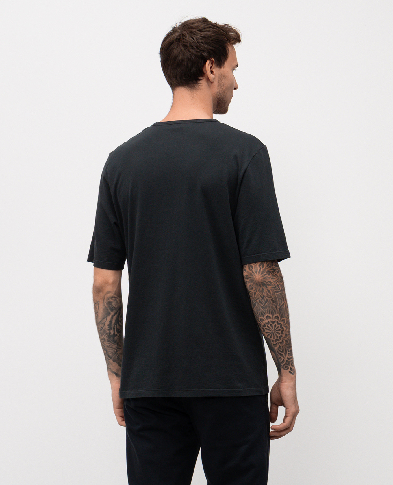

Grey T-shirt with logo Saint Laurent