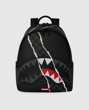 Sprayground SHARK SLASH SAVAGE children's black backpack 910B9347NSZ