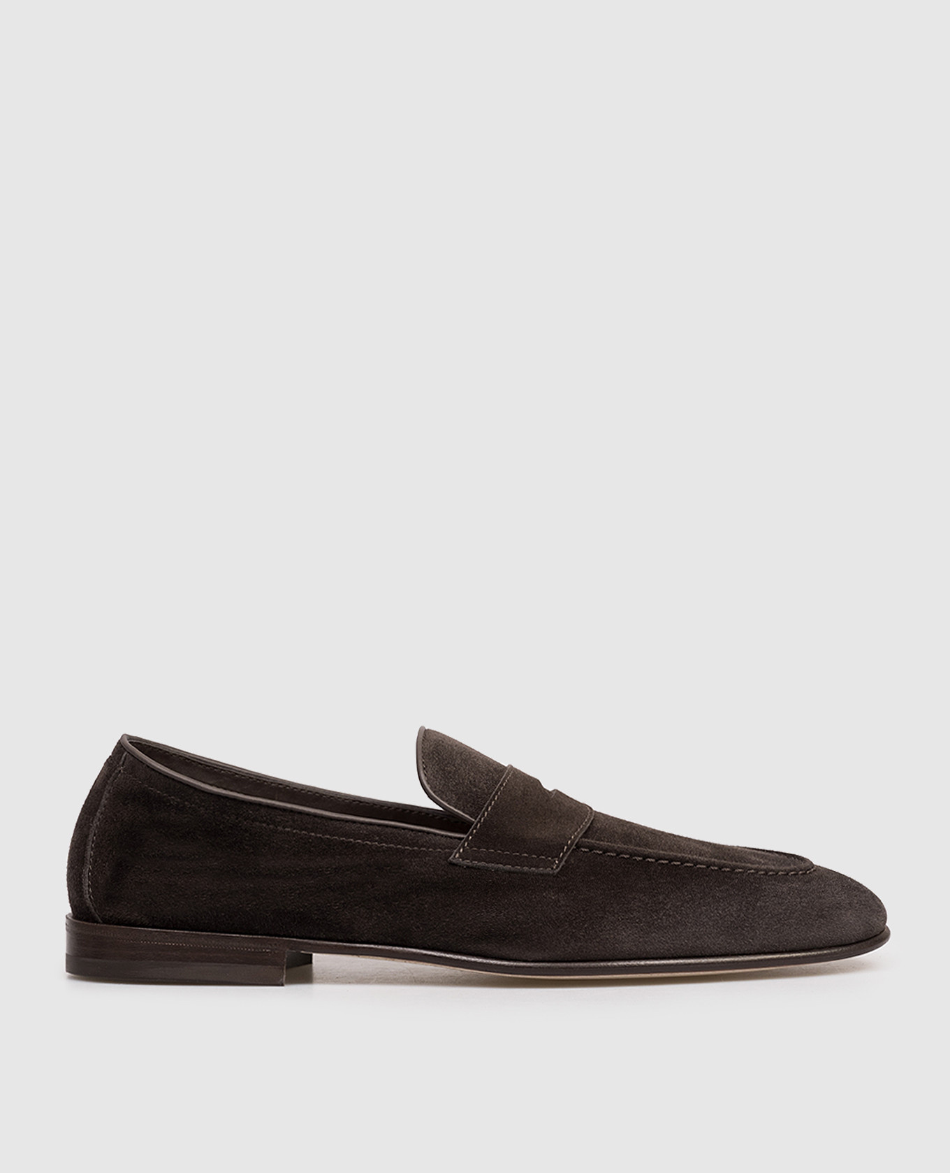 

Brown suede loafers Brunello Cucinelli