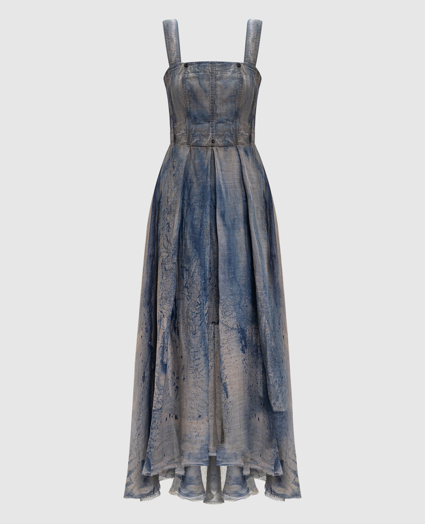 Blue dress with sash