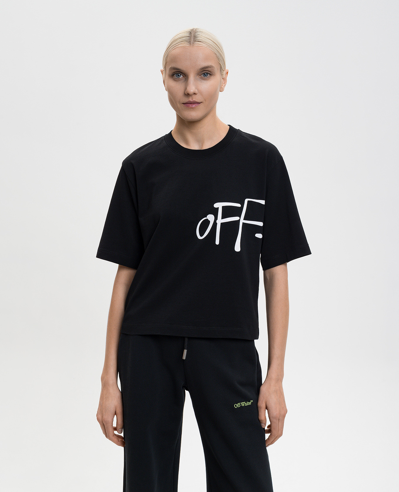 

Black T-shirt with logo Off-White