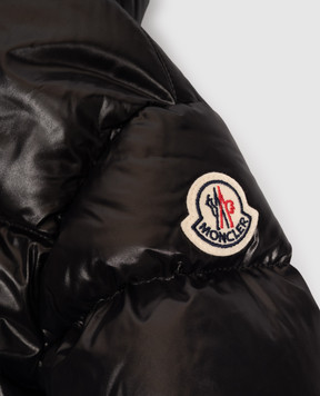 Moncler ENFANT Children's black elongated down jacket Ganevry L29541C00006597Z8