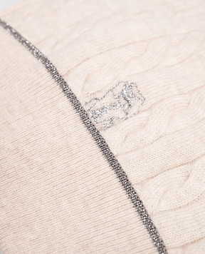 Brunello Cucinelli Children's beige cashmere hat B12M16599A