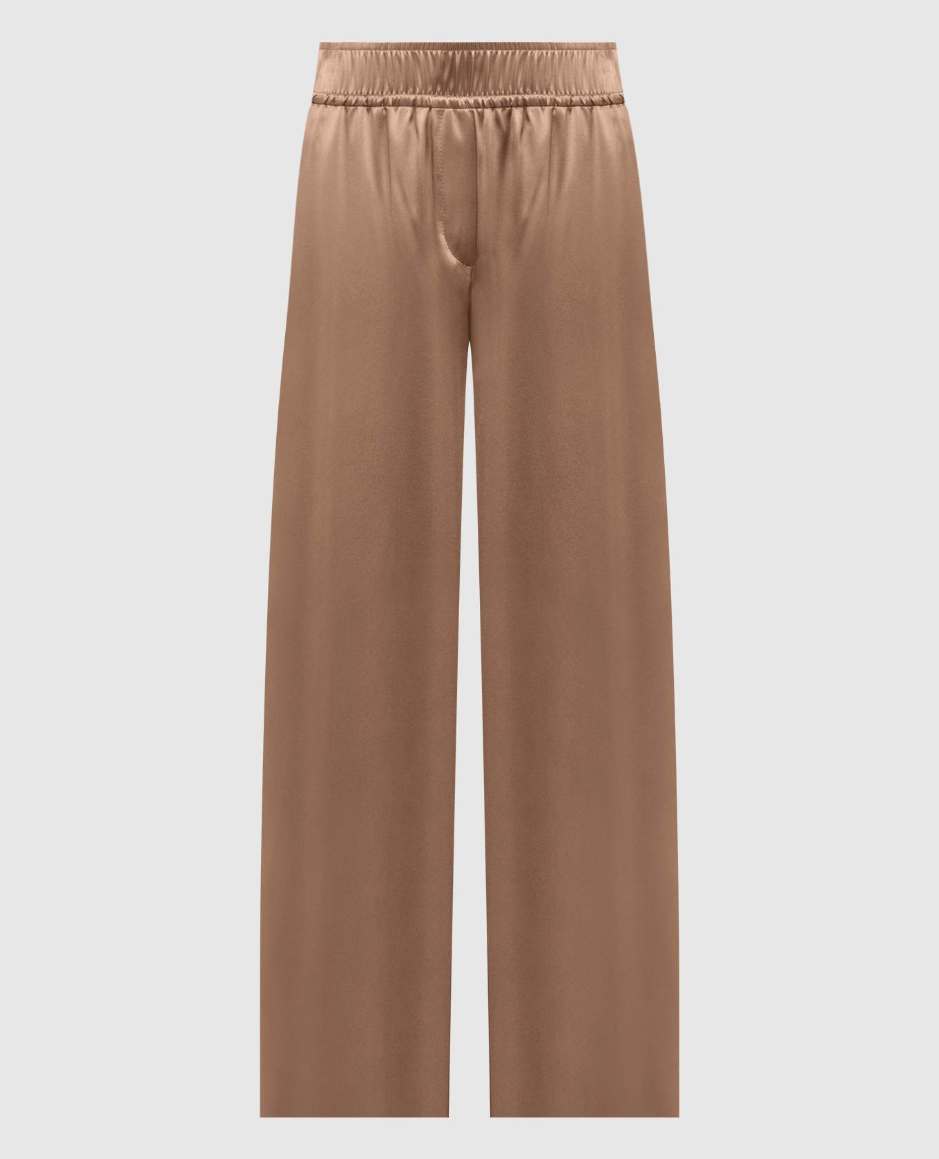 

Brown silk pants Brunello Cucinelli