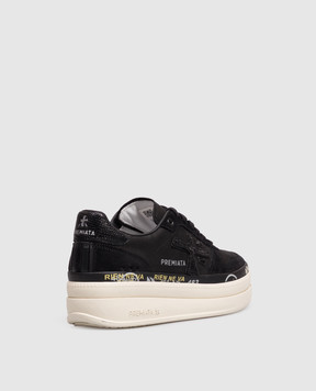 Premiata Black Micol combination sneakers MICOL8567