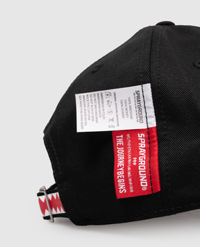 Sprayground Children's black cap with print SP15038