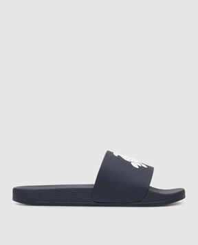 Vilebrequin Blue Tortue Sliders CDCC5700