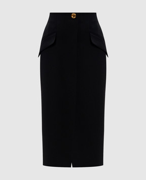 Givenchy Black wool skirt BW411615CT