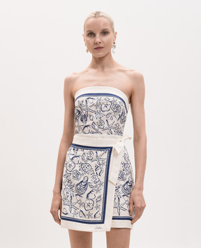 Simkhai Darbie ivory linen dress 3261252SW