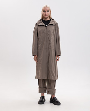 Y`S Yamamoto Khaki raincoat YVC07929