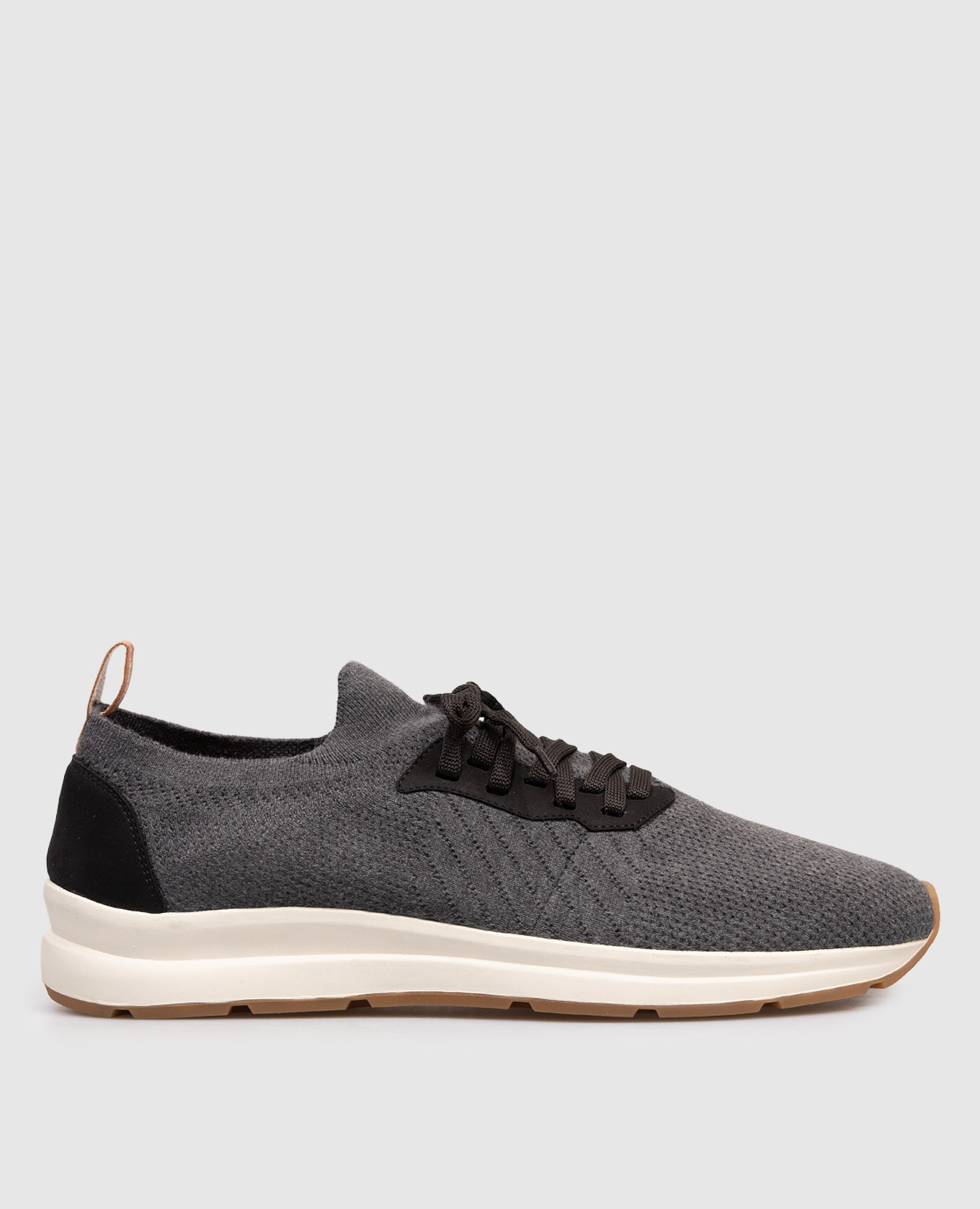 Gray combination sneakers