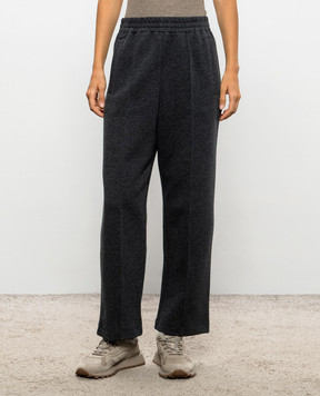Brunello Cucinelli Gray sweatpants MD991B2Q99