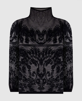 Twinset Black patterned top 262TF3031