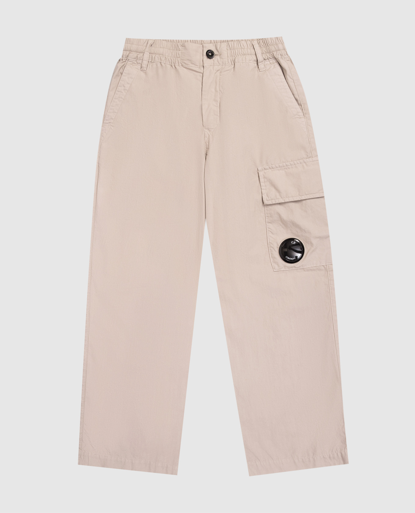 

Children's gray pants with logo patch C.P. Company, Grey