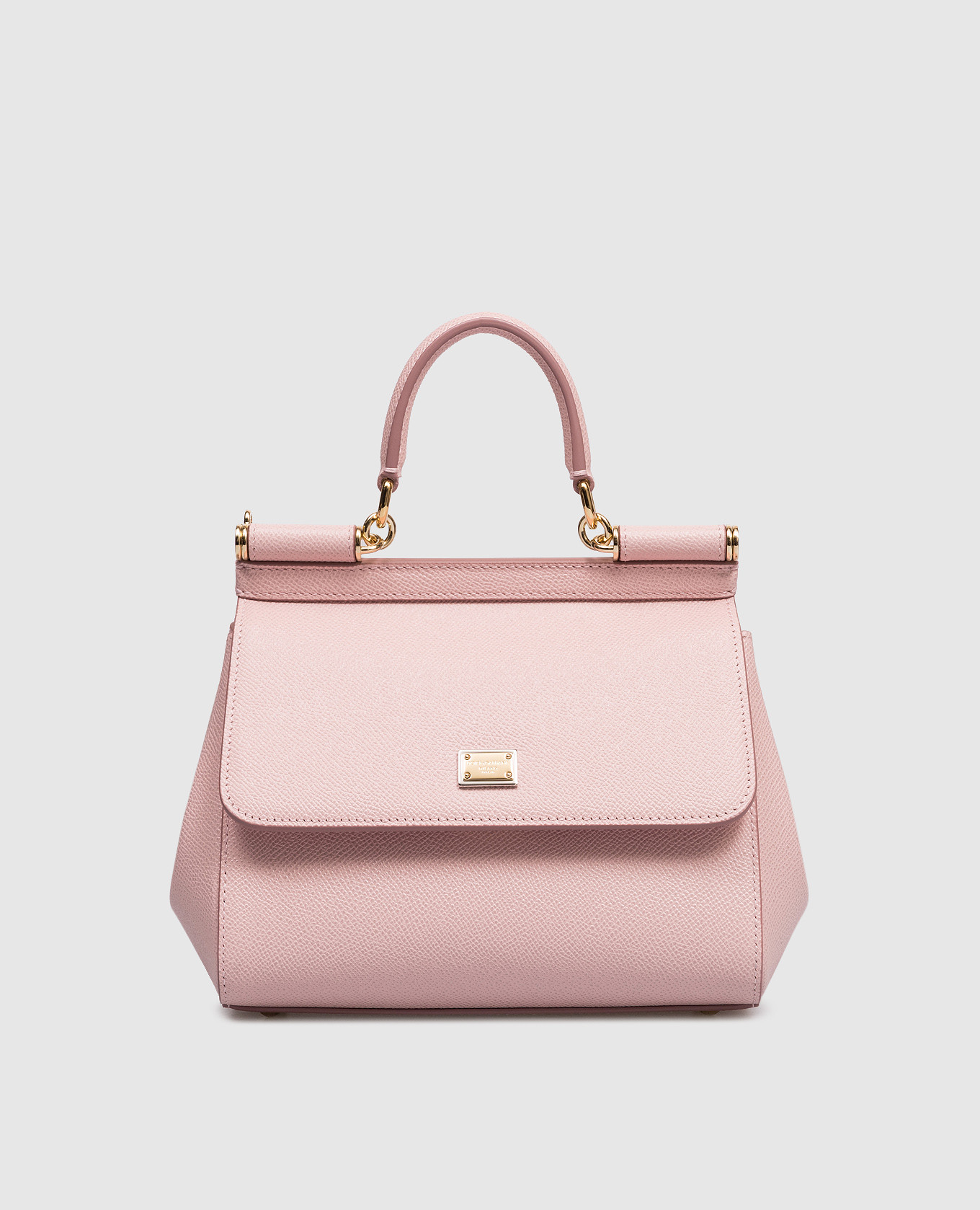 

Pink leather bag Sicily Dolce&Gabbana