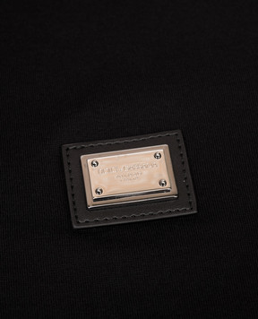 Dolce&Gabbana Children's black T-shirt with logo L4JT7TG7P1T36