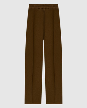 Ami Paris Brown wool cloaks UTR815WV0078