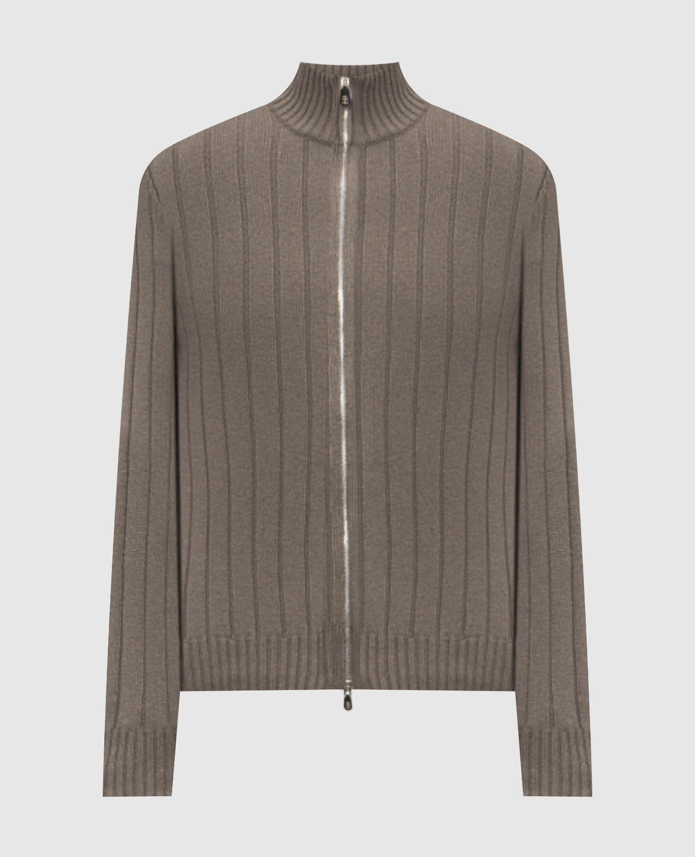 Gray cardigan
