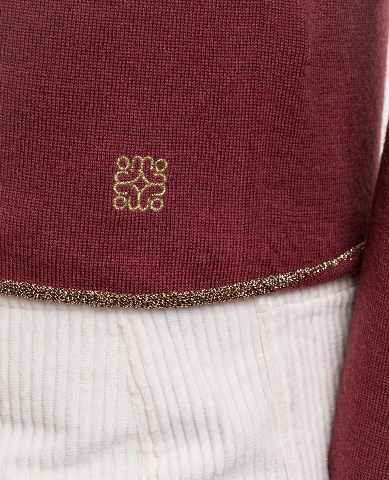 Stiga burgundy wool jumper Momoni 5