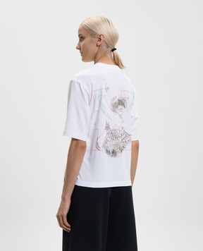 Off-White White T-shirt with Storytelling print 2AA124S26JER002