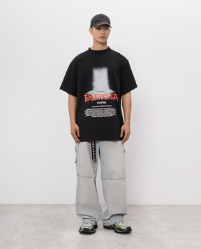 Balenciaga Blue jeans with a worn effect 868521TDW14
