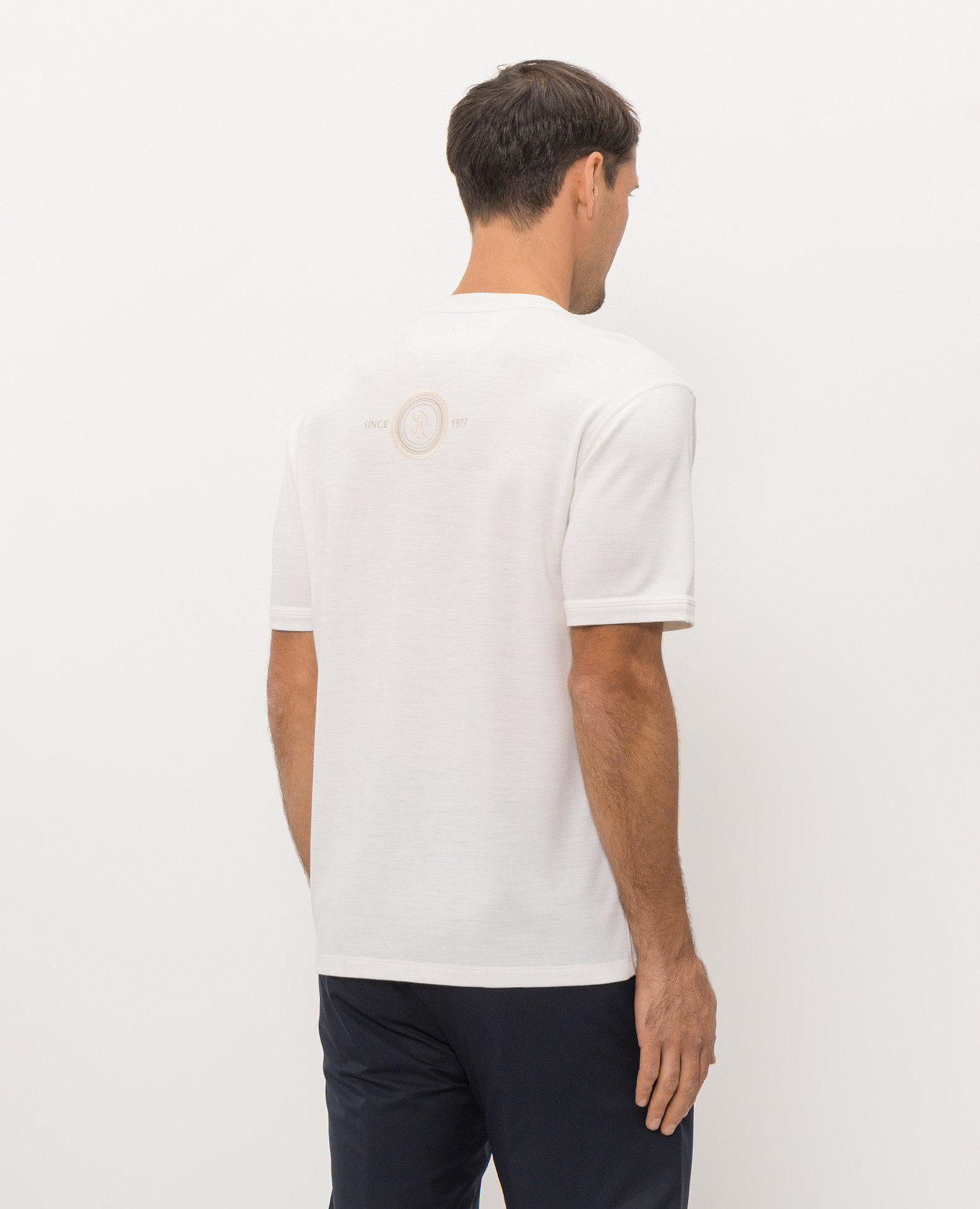 Ivory wool T-shirt Stefano Ricci 4