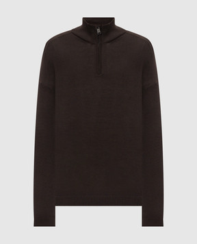 Premiata Brown wool sweater PMG50