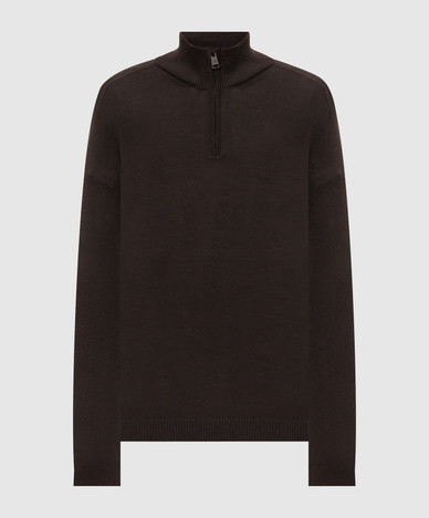 Brown wool sweater