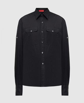 ISAIA Black shirt CAM216P9100