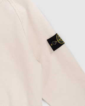 Stone Island Children's beige sweatshirt with logo L1S166100015S004068