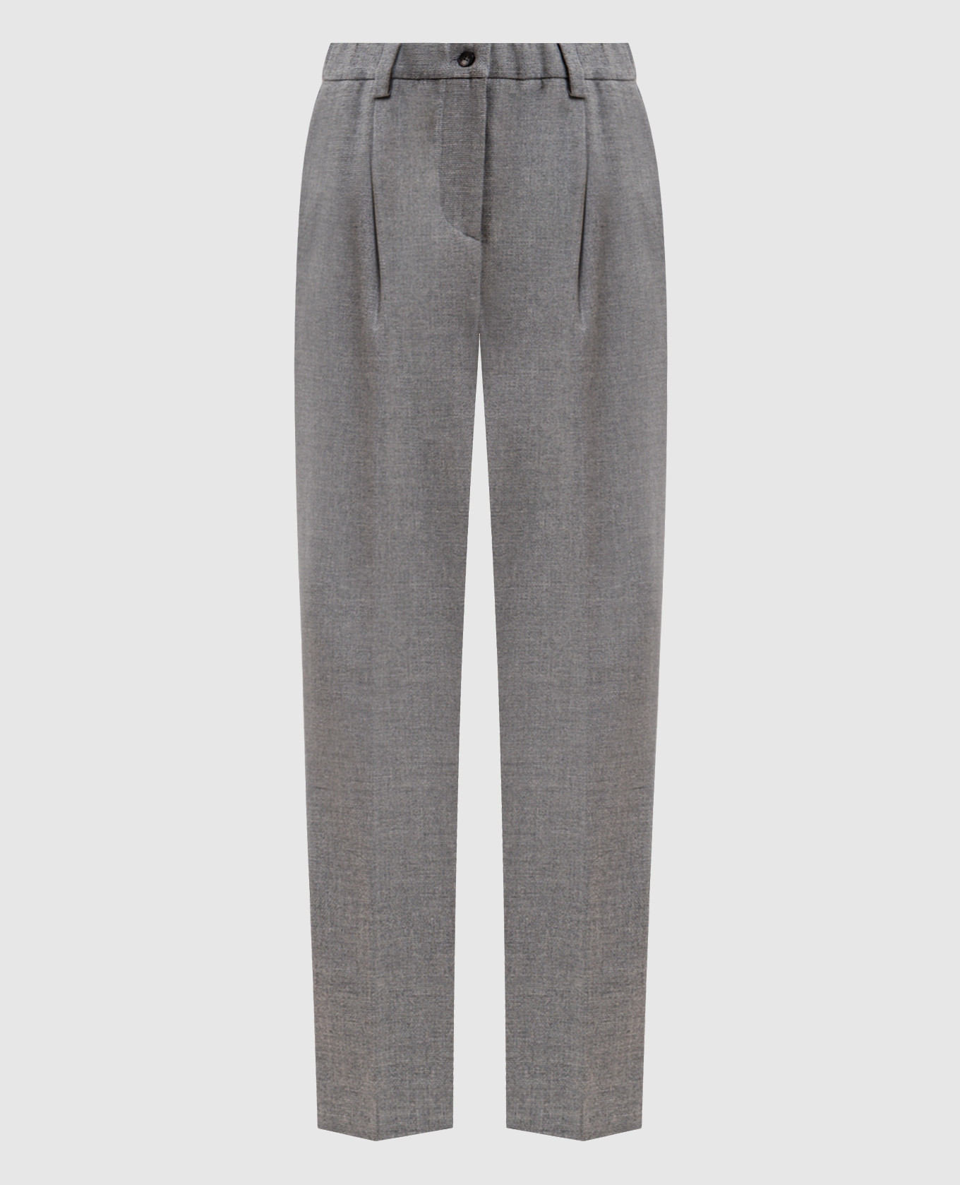 Gray wool pants