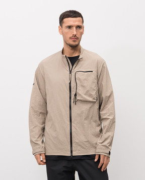 Riotdivision Beige windbreaker RD-CNPOVSRH with logo RDCNPOVRSHGEN1