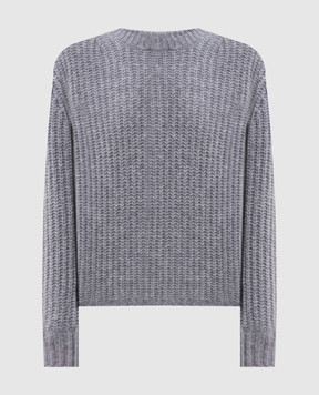 Allude Gray cashmere and silk sweater 26577091