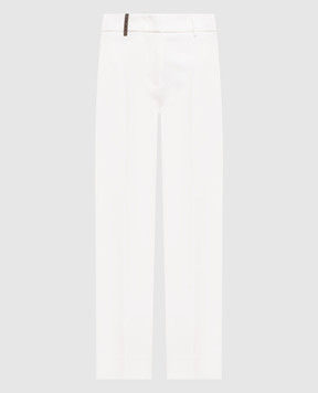 Peserico White pants A04718J001953