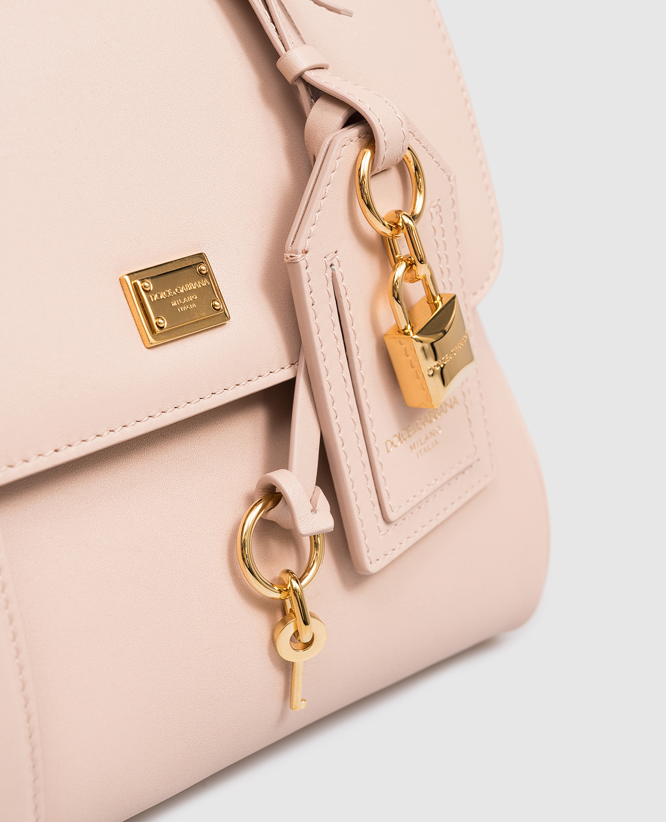 Pink leather bag My Sicily Dolce&Gabbana 4