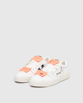 Off-White White 3.0 Court combo sneakers with stripes OMIA29KC99LEA001