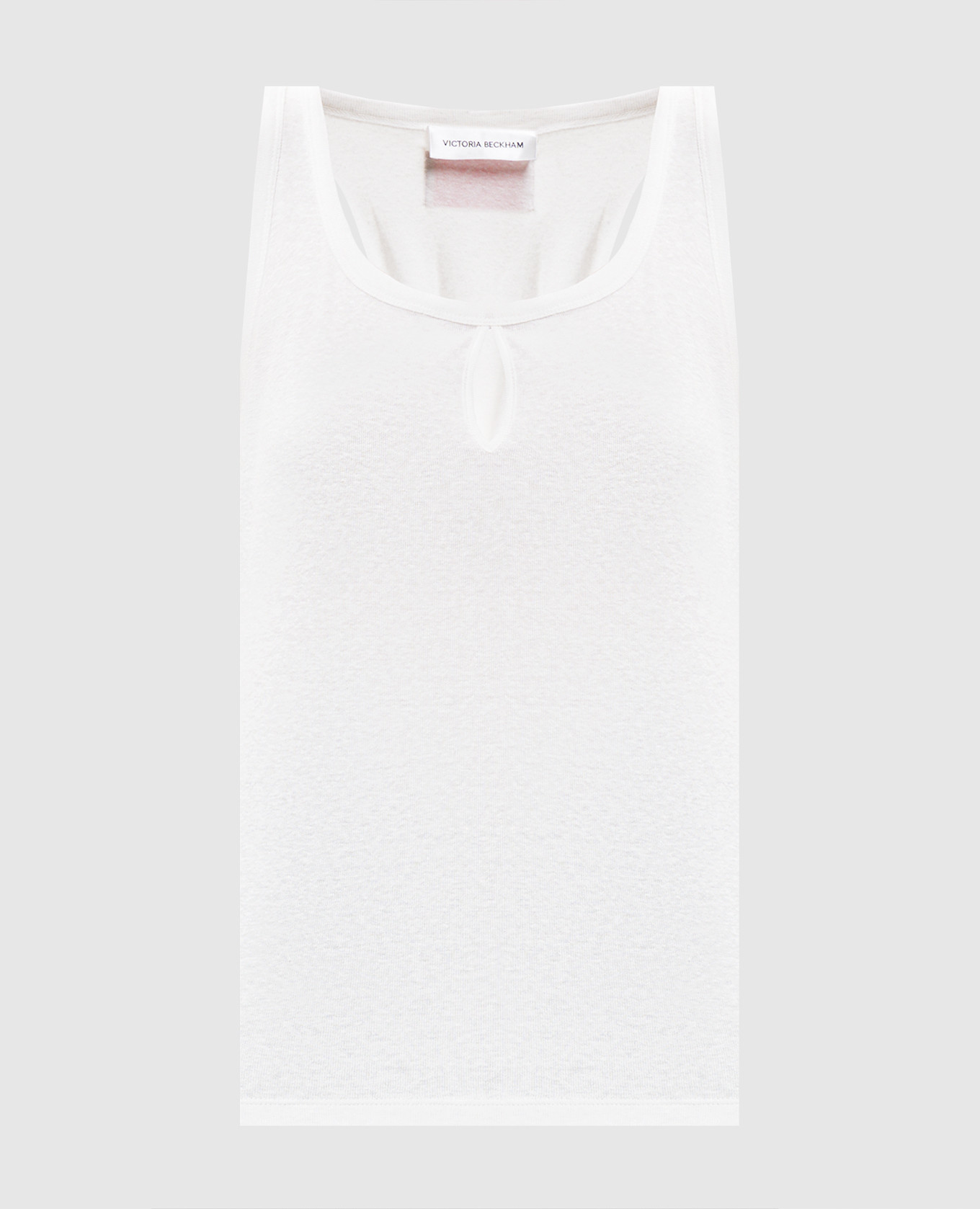 

White top with linen Victoria Beckham