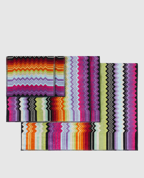 Missoni Home Giacomo patterned terry towel set 5 pcs 1G3SP99828