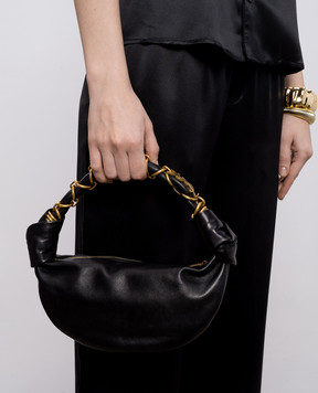 Saint Laurent Black leather hobo bag AMALIA 862558AACX7