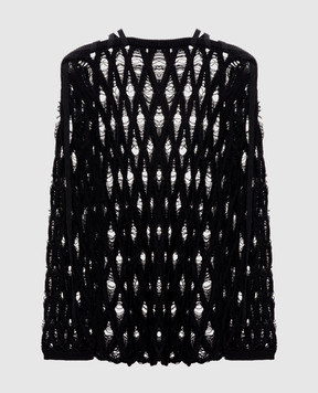 Ann Demeulemeester Izabel black cashmere jumper B0014343KN085