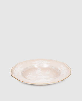 Ginori 1735 Beige porcelain soup plate 003RG00FPT210010240