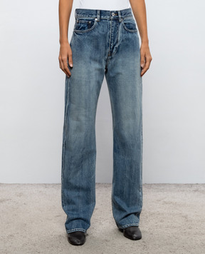 JW Anderson Blue jeans with a worn effect DT0124PG1852