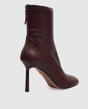 Babe Pay Pls Burgundy leather ankle boots 404907KO
